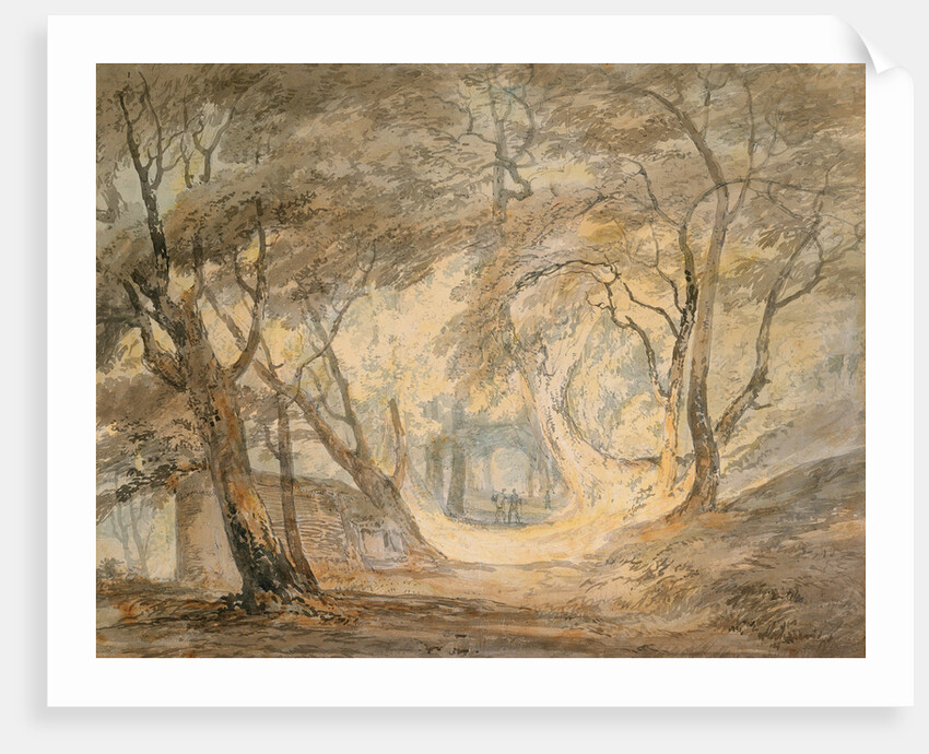 Woodland Scene with Figures, c.1798 by Joseph Mallord William Turner