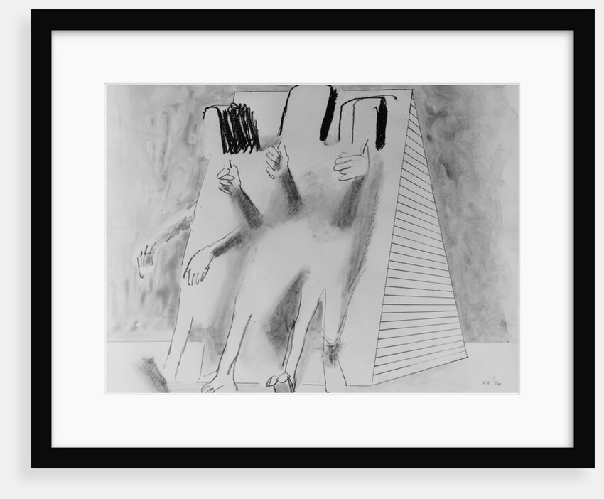 Three Figures in a Setting, 1974 by Kenneth Armitage