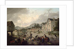 The Market Place, Ambleside, 1817 by Julius Caesar Ibbetson