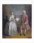 Portrait of Henry 7th Viscount Irwin and his Wife Anne by Philippe Mercier