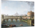 View of the Tiber by Antonio Joli