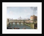 View of the Tiber by Antonio Joli