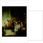 The Raising of Lazarus by Christian Wilhelm Ernst Dietrich