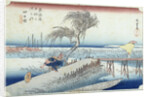 The Hurricane by Ando or Utagawa Hiroshige
