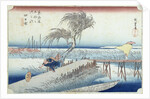 The Hurricane by Ando or Utagawa Hiroshige