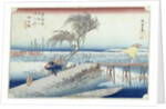 The Hurricane by Ando or Utagawa Hiroshige