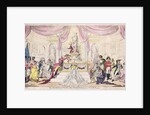 The Coronation of the Empress of the Nairs, 1819 by George Cruikshank