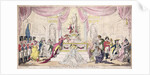 The Coronation of the Empress of the Nairs, 1819 by George Cruikshank