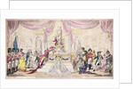 The Coronation of the Empress of the Nairs, 1819 by George Cruikshank