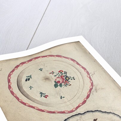 Page from an Original Drawing Book of the Leeds Pottery Company by Anonymous