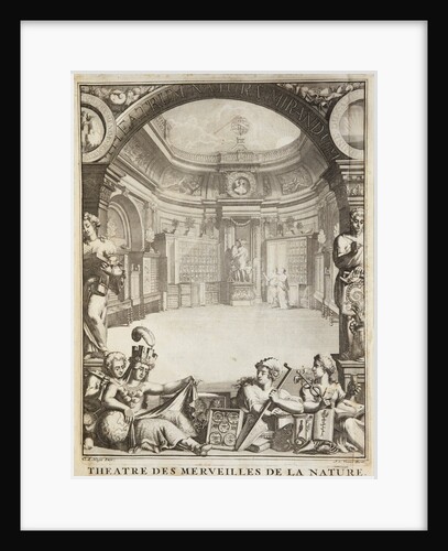 Frontispiece 'Theatre des merveilles de la nature' by J. V. Viane