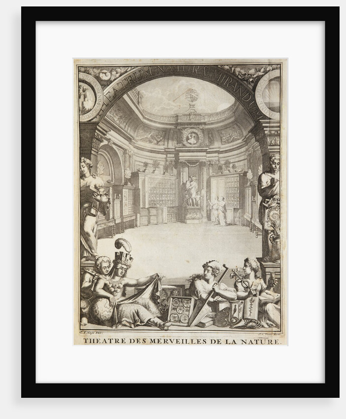 Frontispiece 'Theatre des merveilles de la nature' by J. V. Viane