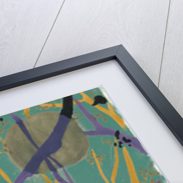 Trees and birds in my garden 1 by Anna Zaliski