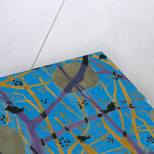 Trees and birds in my garden 6 by Anna Zaliski