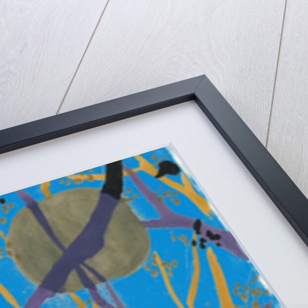 Trees and birds in my garden 6 by Anna Zaliski