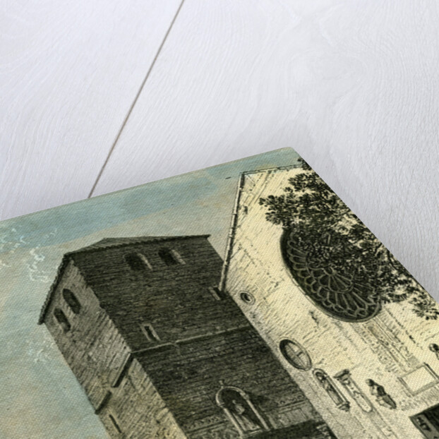 Trieste Italy Church 1876 by Anonymous