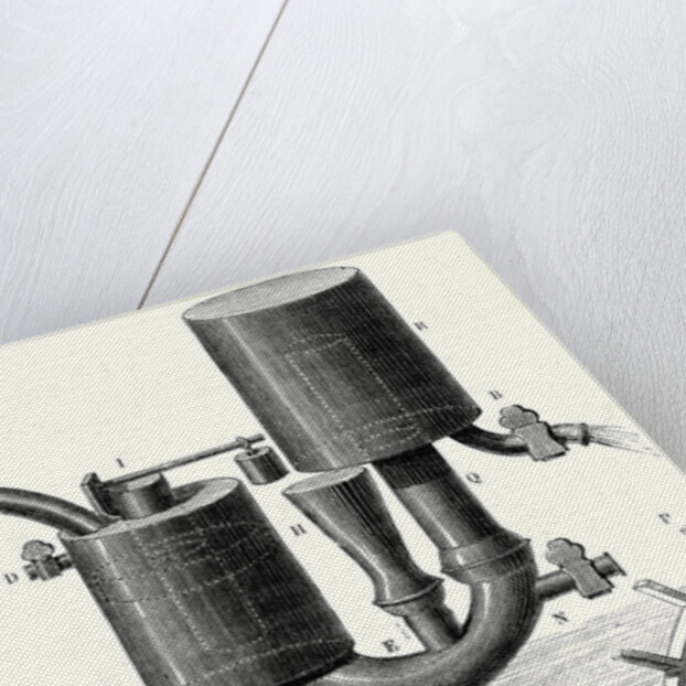 Denis Papin's Second Steam Engine by Anonymous