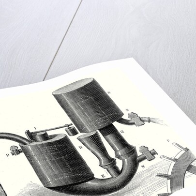 Denis Papin's Second Steam Engine by Anonymous