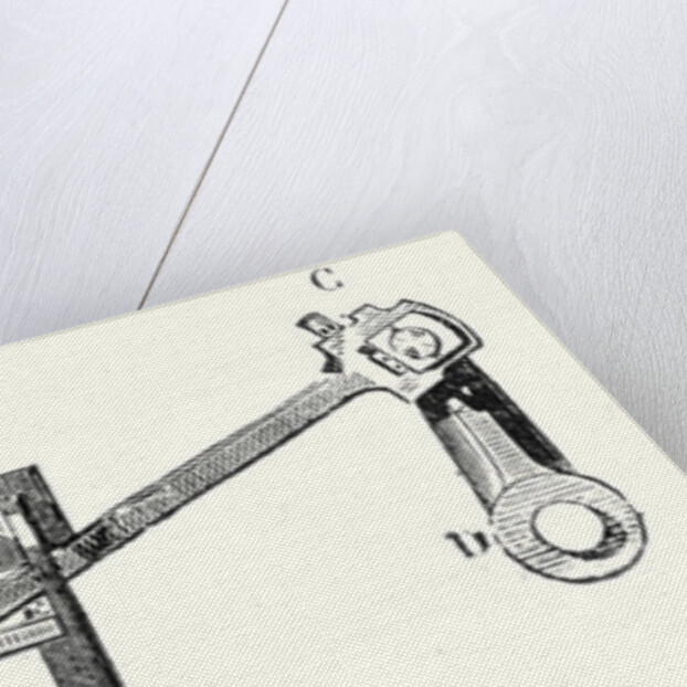 Transformation of Vertical Movement of the Piston Rod of a Machine Without a Condenser in a Circular Motion Using an Articulated Connecting Rod by Anonymous