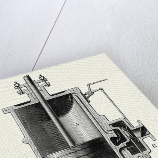 Cylinder and Slide of a Machine Without Condenser by Anonymous