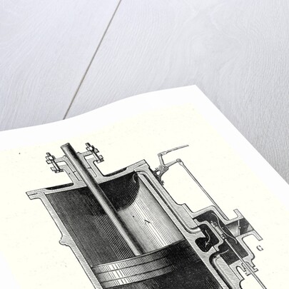 Cylinder and Slide of a Machine Without Condenser by Anonymous