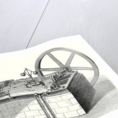 A Hot-Air Cylinder Machine with Horizontal Engines by Anonymous