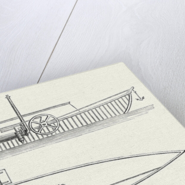 Mechanism of Marquis De Jouffrey's Paddle Steamer's Engine by Anonymous