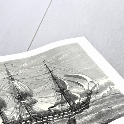 The 'Napoleon' French Steam-Propelled Warship Launched in 1849 by Anonymous