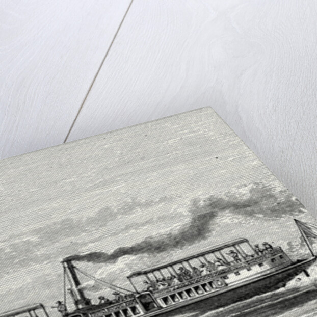 Steamboat Intended to Serve As a Ferry Service on the Seine During the Exposition 1867 (Propeller Model) by Anonymous