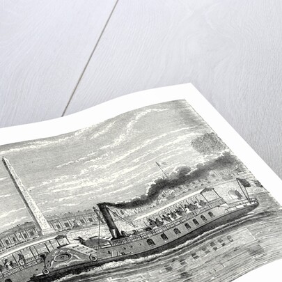 Steamboat Intended to Serve As a Ferry Service on the Seine During the Universal Exposition 1867 (Model with Impellers) by Anonymous