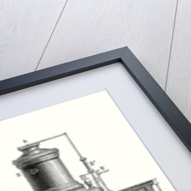 Sideview of a Locomotive Showing the Mechanism of the Engine by Anonymous