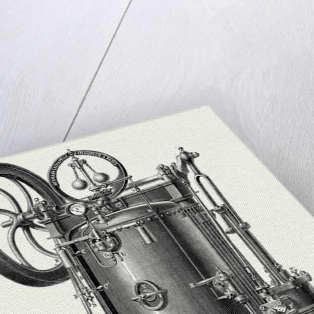 Portable Steam Engine or Hermann-Lachapelle's Industrial Traction Engine by Anonymous