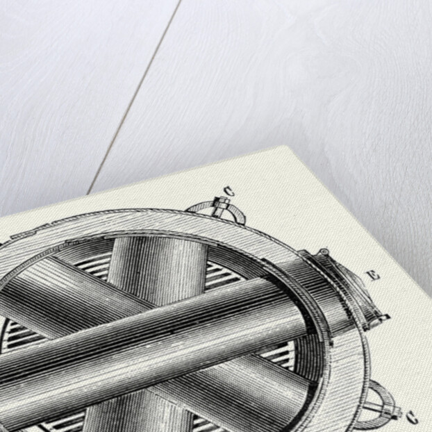 Horizontal Cross Section of M. Hermann-Lachapelle's Crossed Boiler Reboiler by Anonymous
