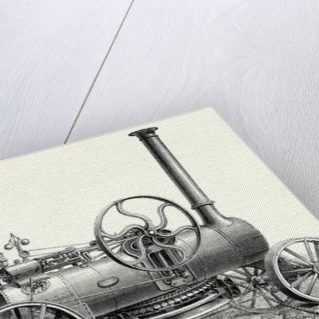 Fowler's Traction Engine for Steam Ploughing by Anonymous
