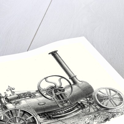 Fowler's Traction Engine for Steam Ploughing by Anonymous
