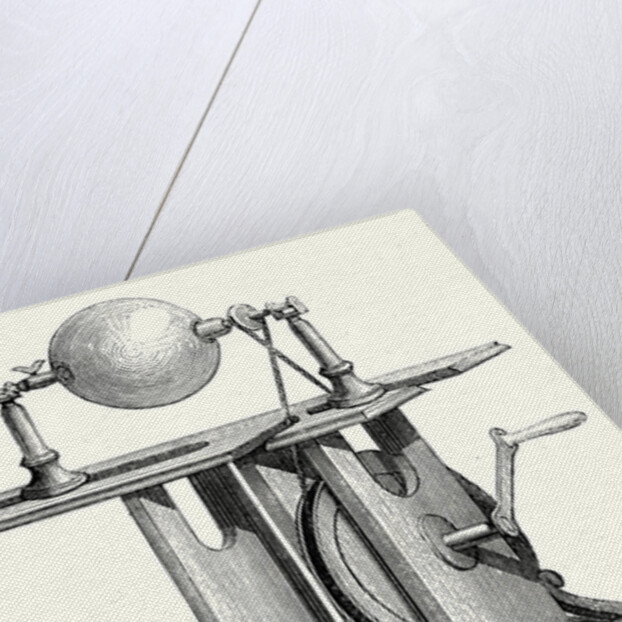 Hauksbee's Second Electric Machine by Anonymous