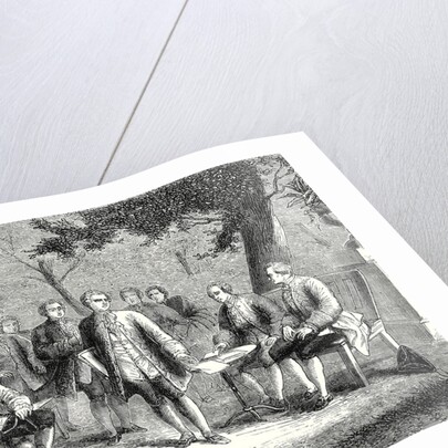 The Scientific Cenacle at Castle Clairac: Montesquieu and the Baron of Secondat His Son the Knight of Vivens Romas and the Brothers Dutilh by Anonymous