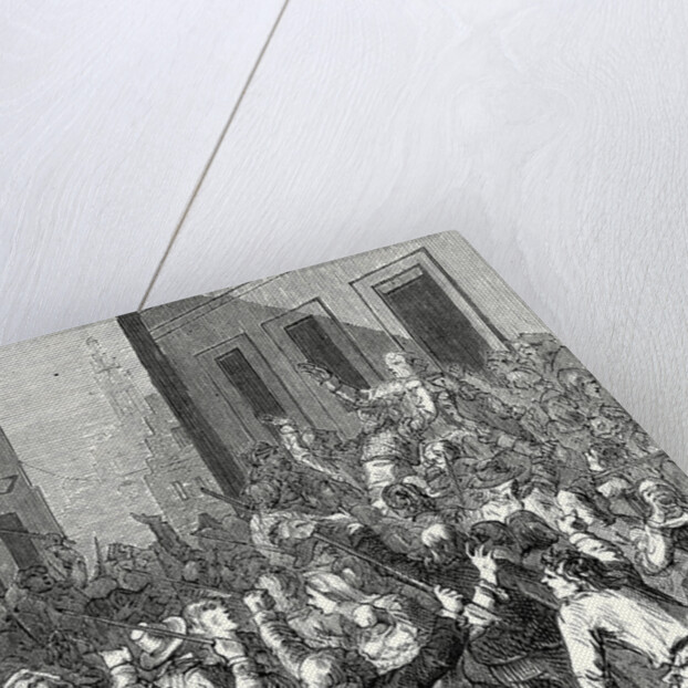 A Riot in Saint-Omer About the Establishment of a Lightning Rod on the House of De Boisvallé by Anonymous