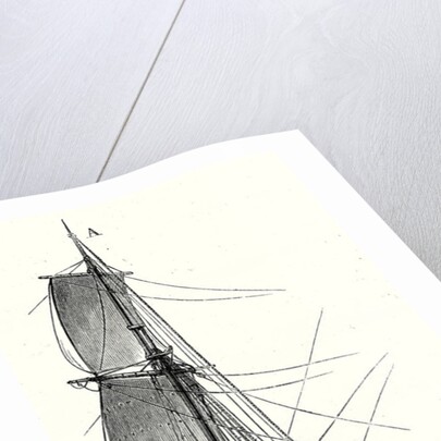 A French Ship's Lightning Rod by Anonymous