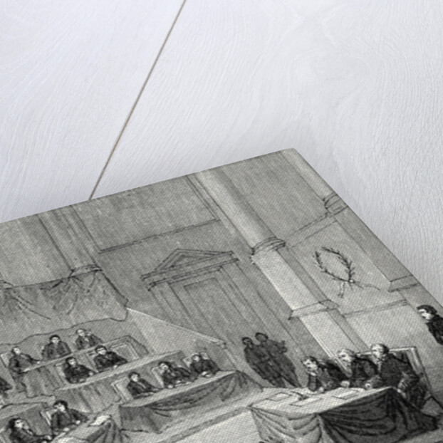 Alessandro Volta Reads Before the Academy of Science His Memoir of the Battery in the Presence of the First Consul Bonaparte (18 November 1800) by Anonymous