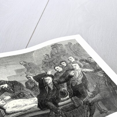 Doctor Ure Galvanizing the Body of the Assassin Clysdale by Anonymous