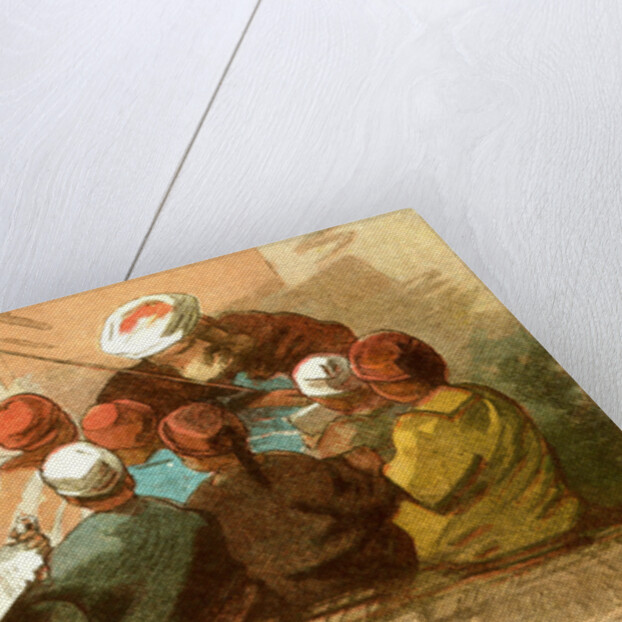 Arab School Cairo Egypt 1885 by Anonymous