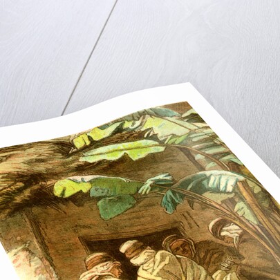 A Quiet Rubber Algiers 1885 by Anonymous