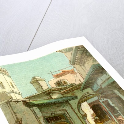 A Street in the Casbah Algiers 1885 by Anonymous