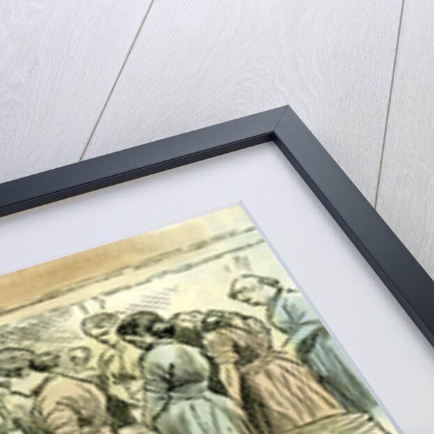 Aberdeen UK Herring Cleaners at Work 1885 by Anonymous