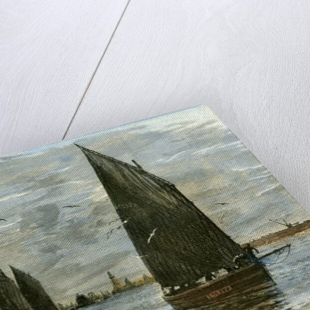 Aberdeen the Herring Fleet 1885 UK by Anonymous