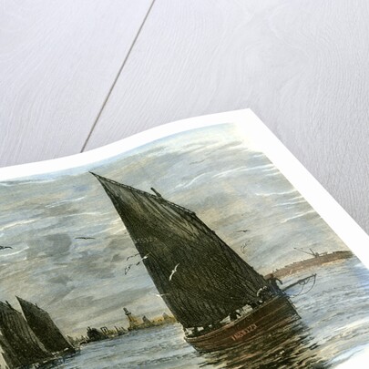 Aberdeen the Herring Fleet 1885 UK by Anonymous