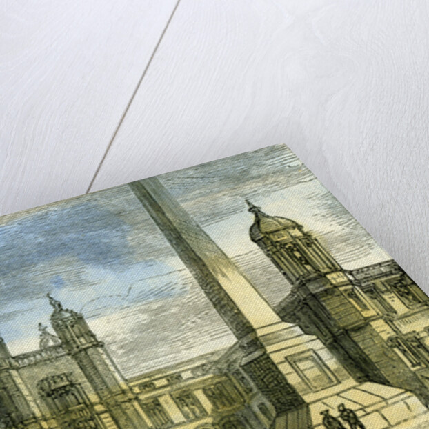 Aberdeen Marichal College Exterior of the Quadrangle 1885 UK by Anonymous