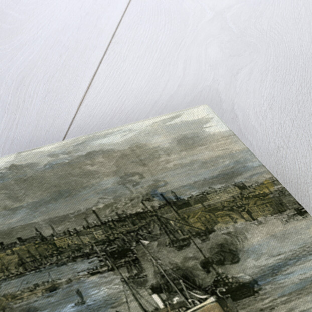 Aberdeen Victoria Docks the Port 1885 UK by Anonymous