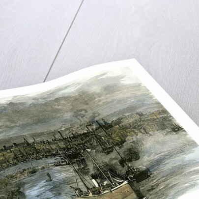 Aberdeen Victoria Docks the Port 1885 UK by Anonymous